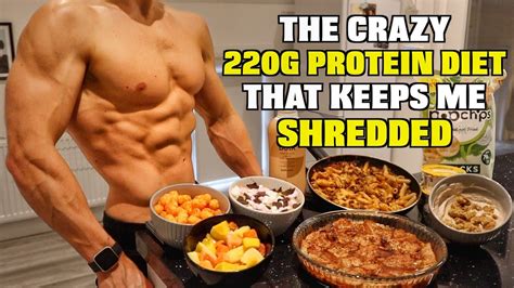 My Insane Full Day Of Eating High Protein Diet For Shredding