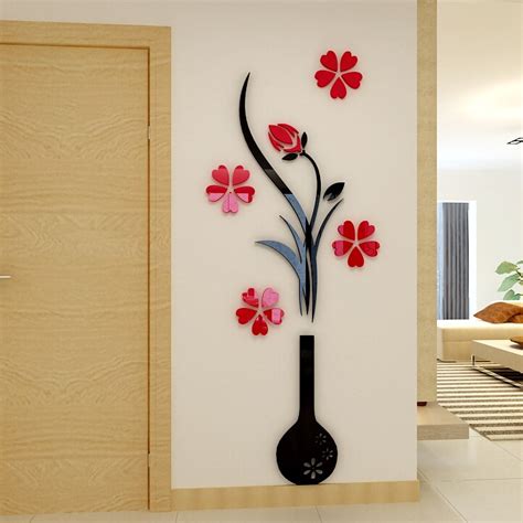 Buy Vase Plum Flower 3d Three Dimensional