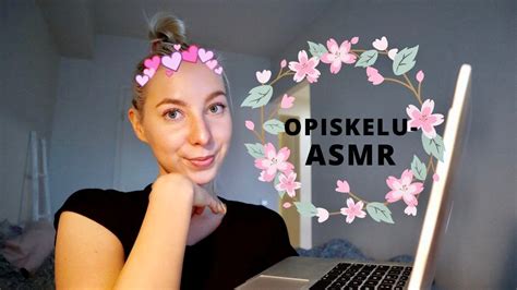 Asmr Suomi Opiskellaan Yhdessä ️📚 Youtube
