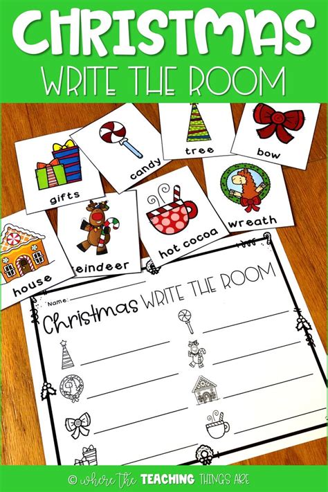 Christmas Write The Room Christmas Teaching Resources Fun Classroom
