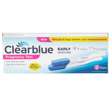 Clearblue Early Detection Visual Pregnancy Test