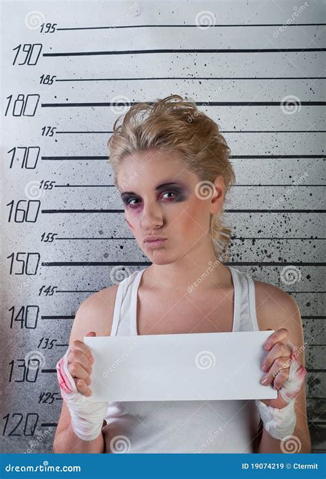 Girl In Prison Royalty Free Stock Photography 15891755
