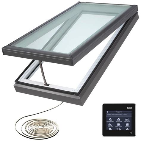 Velux 22 12 In X 46 12 In Fresh Air Electric Venting Curb Mount