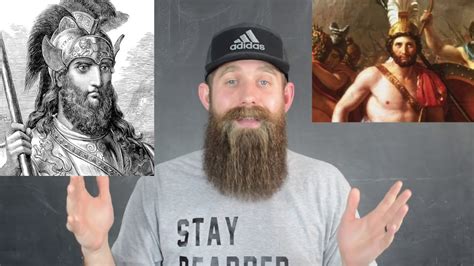 Leonidas Historical Beard Of The Day Youtube