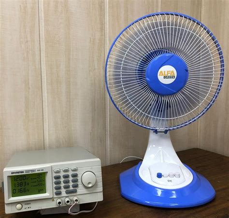 Alfa 3 Blades Solar Dc Table Fan Long Body Blade Size 12 Inch At Rs 950piece In New Delhi