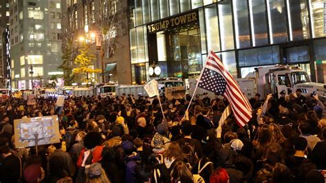 Protesters Target Trump Buildings In Street Rallies Across The Us Cnnpolitics