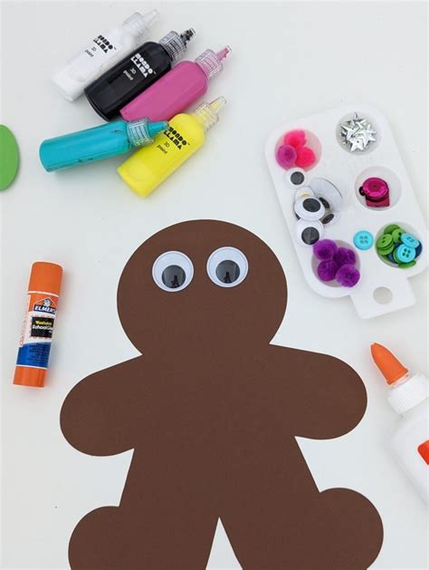 Decorate A Gingerbread Man Art Activity Kids Will Love Crafting A Fun