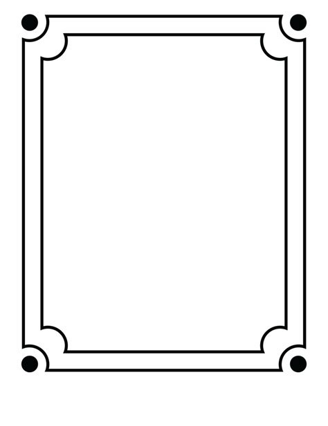 Frame Clip Art Black And White Free Clipart Images Cl