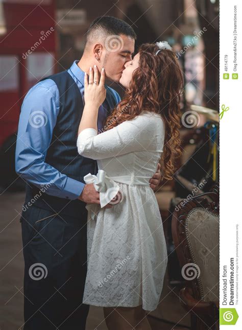 Lovers Young Guy And Girl Stock Image Image Of Event 49114779