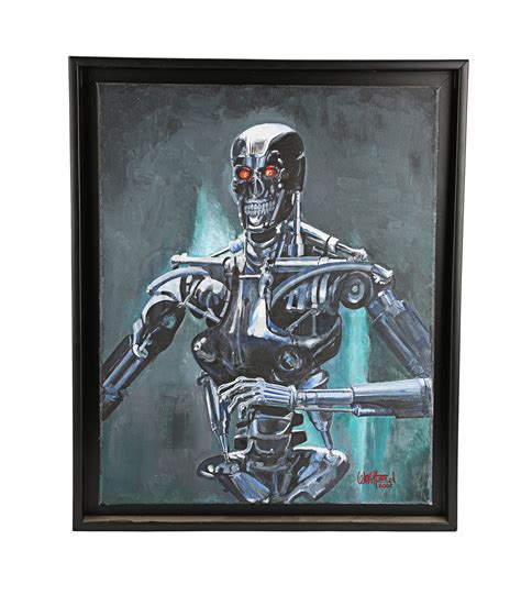Terminator Endoskeleton Painting Prop Store Ultimate Movie Collectables