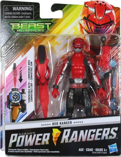 Power Rangers Beast Morphers Red Ranger Action Figure Hasbro