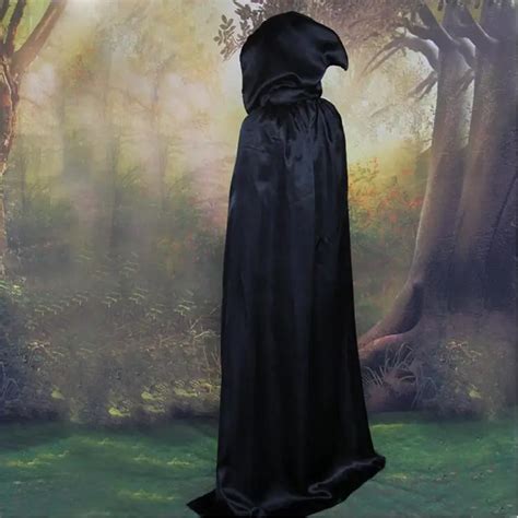 New Halloween Party Grim Reaper Vampire Cosplay Costume Balck Long