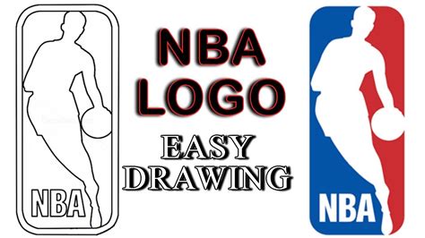 Nba Logo Drawing How To Draw Nba Logos Art Step By Step Easy
