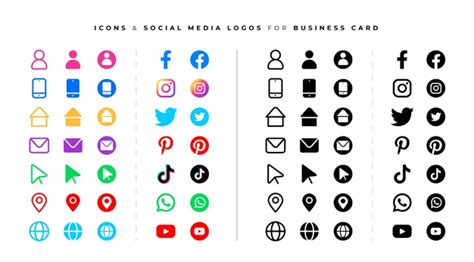 Freepik Social Media Logos And Icons Set Free Vector Ai Eps Pikdone