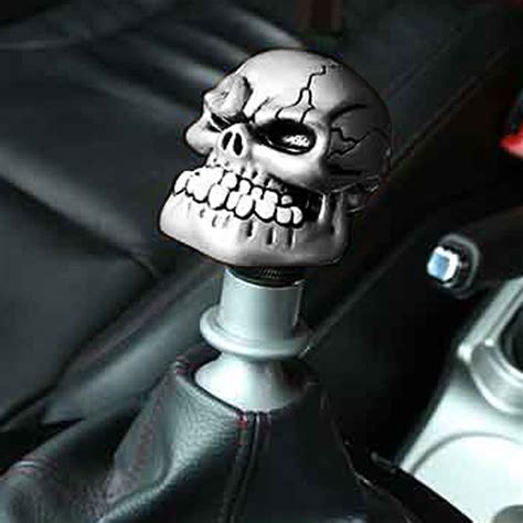 M8 M10 M12 Car Silver Manual Skull Head Gear Shift Knob Gear Stick Shifter Lever Ebay