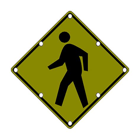 Pedestrian Crossing Sign Mutcd Feketerdo