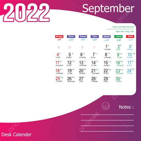 Gambar Kalender Meja Bulan September 2022 Kalender Meja 2022 Kalender