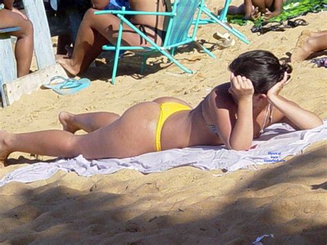 Yellow Bikini In Janga Beach Brazil April 2017 Voyeur Web