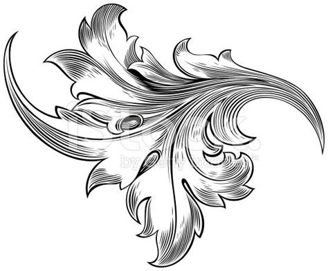 *all designs of stams are unique. A delicate hand-drawn leaf engraving .This is a vector ...
