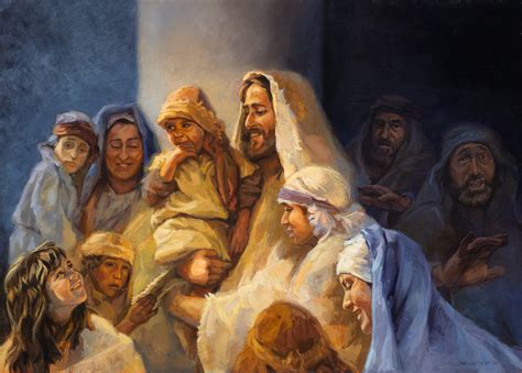Jesus Blesses The Little Children Gospelimages