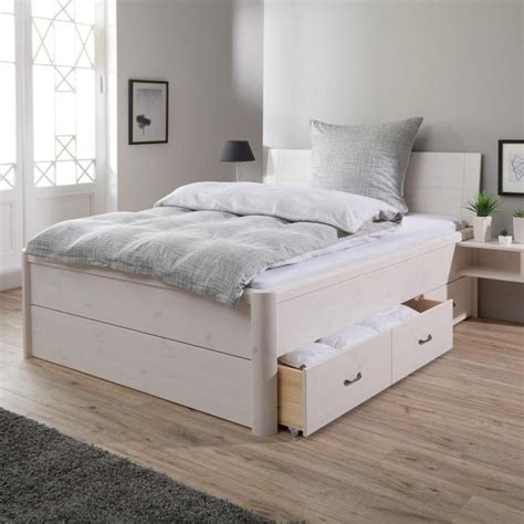Perfect for storing quilts, pillows and bed linen. Bett Mit Aufbewahrung Malm Ikea Lattenrost 120x200 140x200 ...