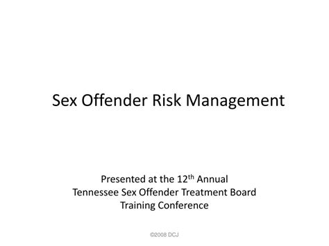 ppt impacting sex offender management policy through multi disciplinary collaboration
