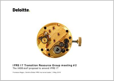 Maybe you would like to learn more about one of these? Insurance webcast 66 — IFRS 17 Transition Resource Group Meeting #2