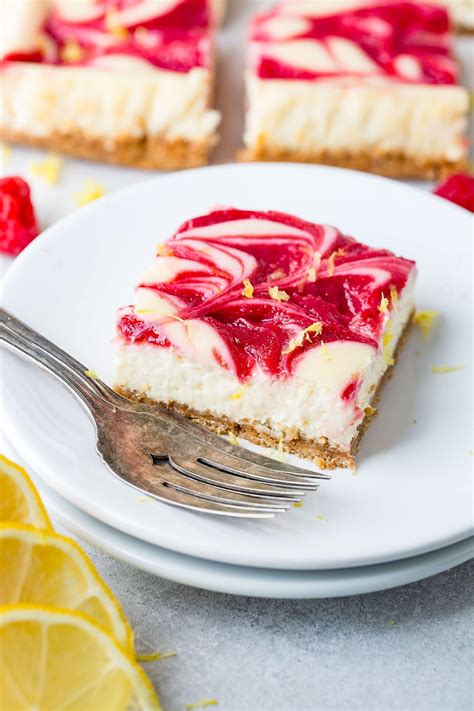 * before beginning this recipe, check to make sure that the soufflé dish or casserole you plan to use fits into your slow cooker. Swirled Raspberry Lemon Cheesecake Bars - Oh Sweet Basil