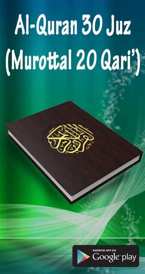 In this application, we served reading al quran mp3 full 30 juz of 24 qari famous around the world. Al Quran 30 Juz (Best 20 Qari) 1.0 Free Download