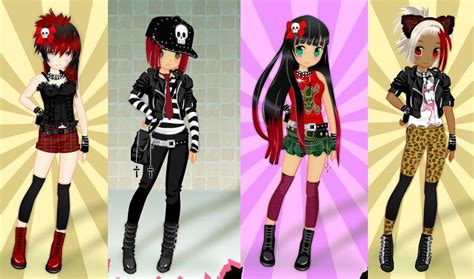 Anime Punk Girl Dress Up By Pichichama On Deviantart