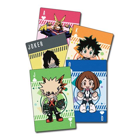 My Hero Academia Sd Group Playing Cards Entertainment Earth