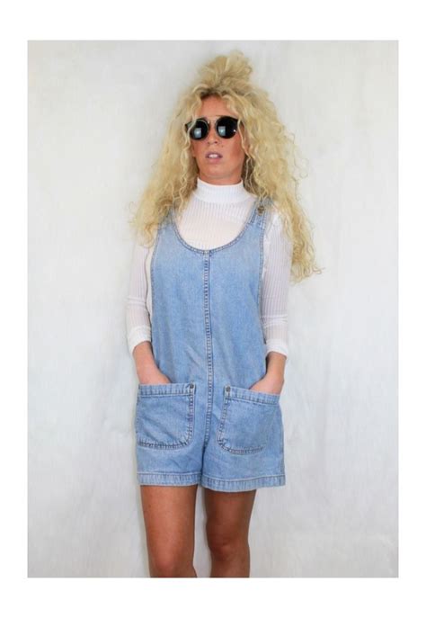 Pin By Jeremy Chase On Denim Romper Denim Romper Overall Shorts