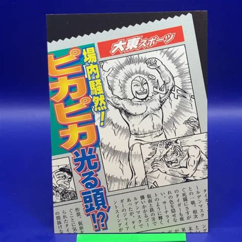 Tiger Mask Pro Wrestling Anime Card Vintage Amada Japan Tcg