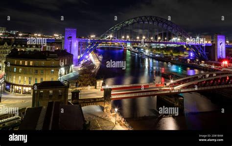 Quayside Newcastle Upon Tyne Stock Photo Alamy