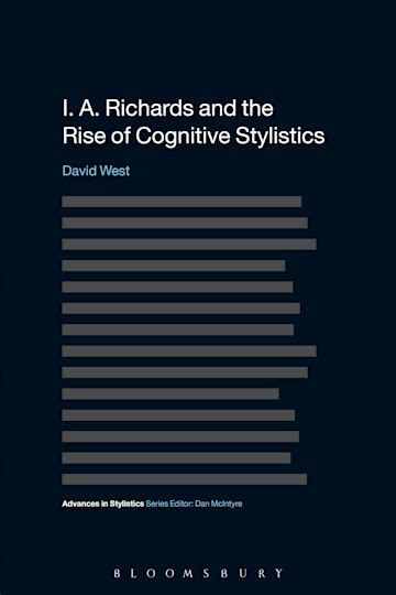 I A Richards And The Rise Of Cognitive Stylistics Advances In