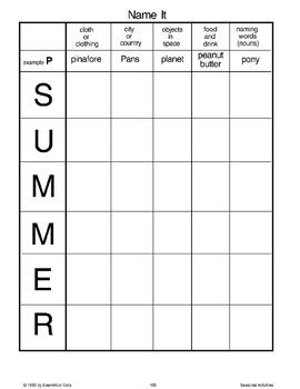 Our collection of free printable crossword puzzles for kids is an easy and fun way for children and students of all ages to become familiar with a subject or just to enjoy themselves. Summer Word Puzzles by Evan-Moor Educational Publishers | TpT