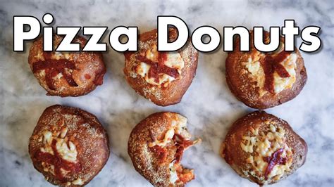 Pizza Donuts How To Put A Pizza In A Donut Food Fusion Ep 2 Youtube