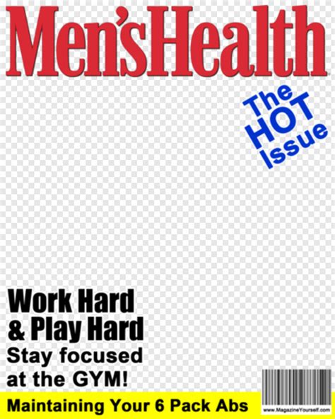 Mens Health Logo Mens Magazine Cover Template Hd Png Download