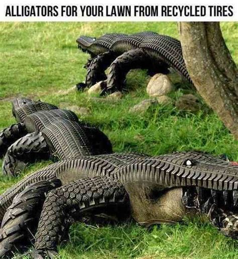 You need to lift it high enough to remove the flat. DIY Pet Alligators For Your Lawn - Do-It-Yourself Fun Ideas