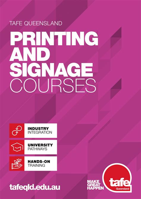 Printing And Signage Courses By Tafe Queensland Issuu