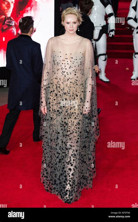 Gwendoline Christie Attends The Star Wars The Last Jedi European Premiere At Royal Albert