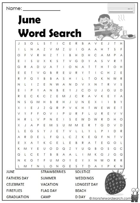 Personalized search, content, and recommendations. June Word Search in 2020 | Word find, Kids worksheets ...