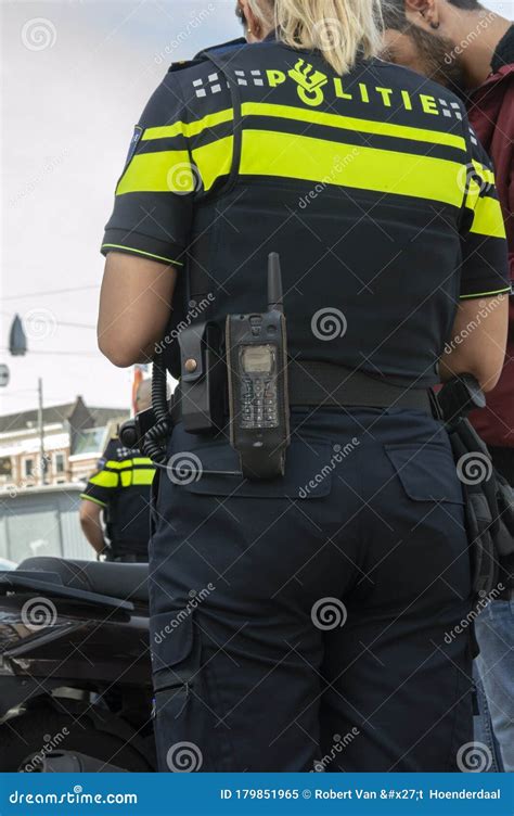 Police Woman With A P99 Gun At Amsterdam The Netherlands 2019 Editorial Image Image Of Control