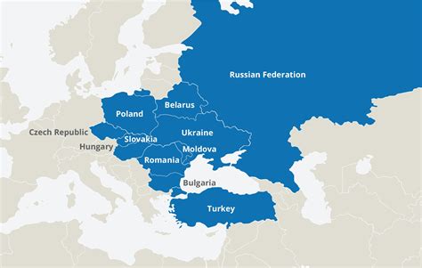 Eastern Europe Map Traveling Lifestyle