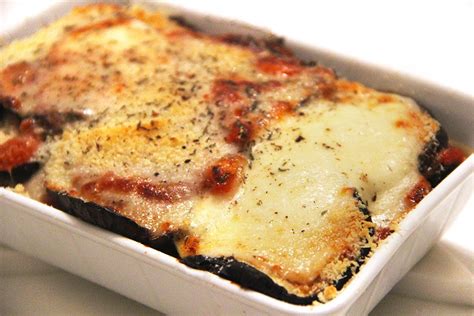 Spécialité d Italie Aubergines à la parmigiana