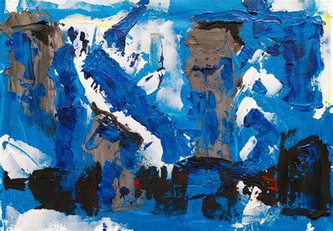 Banco De Imagens Azul Pintura Arte Moderna Artes Visuais Inverno