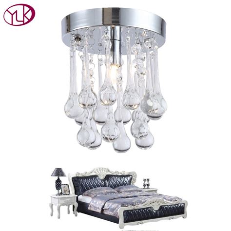 Buy Youlaike Modern Crystal Ceiling Lamp For Bedroom