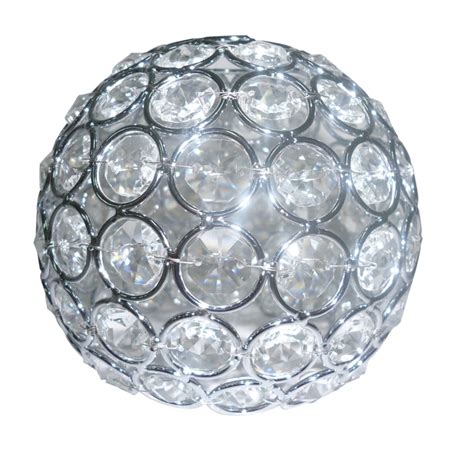 Style Selections Ladura 4 In H 475 In W Chrome Crystal Globe Vanity