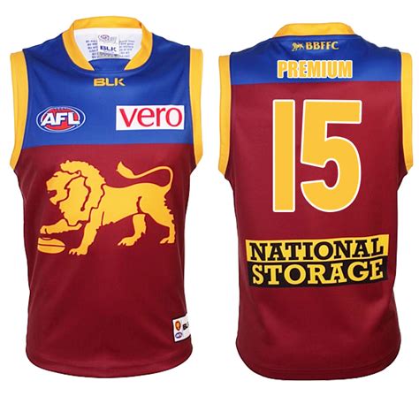 I've only included original designs in this list, so not every guernsey where a subtle change has been made in the collar. Personalised Brisbane Lions Jersey - Your Jersey
