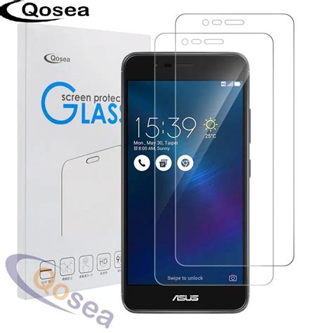 Qosea For Asus Zenfone 3 Max Zc520tl Tempered Glass 9h Ultra Clear Film